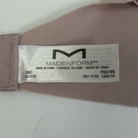 Maidenform 36C 052270 Padded Wireless Bra Full Coverage - Picture 3 of 7